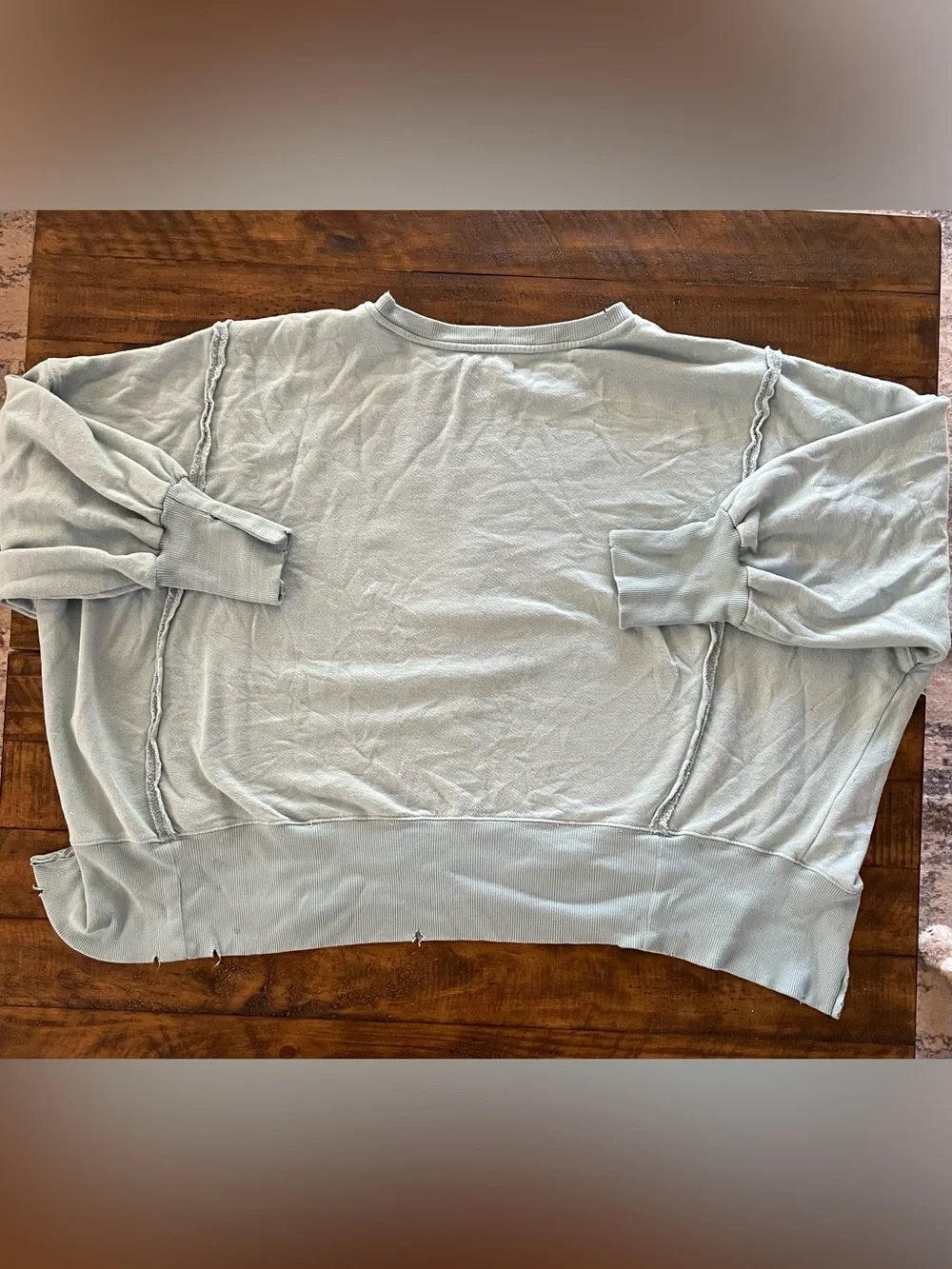 We The Free Graphic Camden Pullover- Sand Dollar Size Medium - Picture 5 of 8